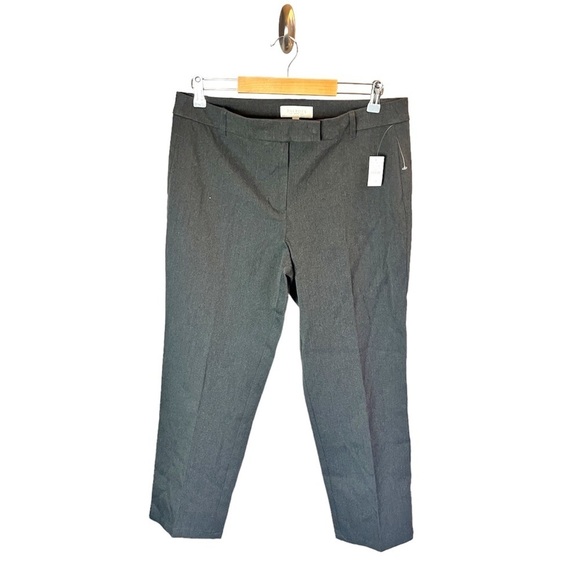 Talbots Womens Grey Cropped Trouser NEW WITH TAGS 12 Petite - Picture 1 of 6
